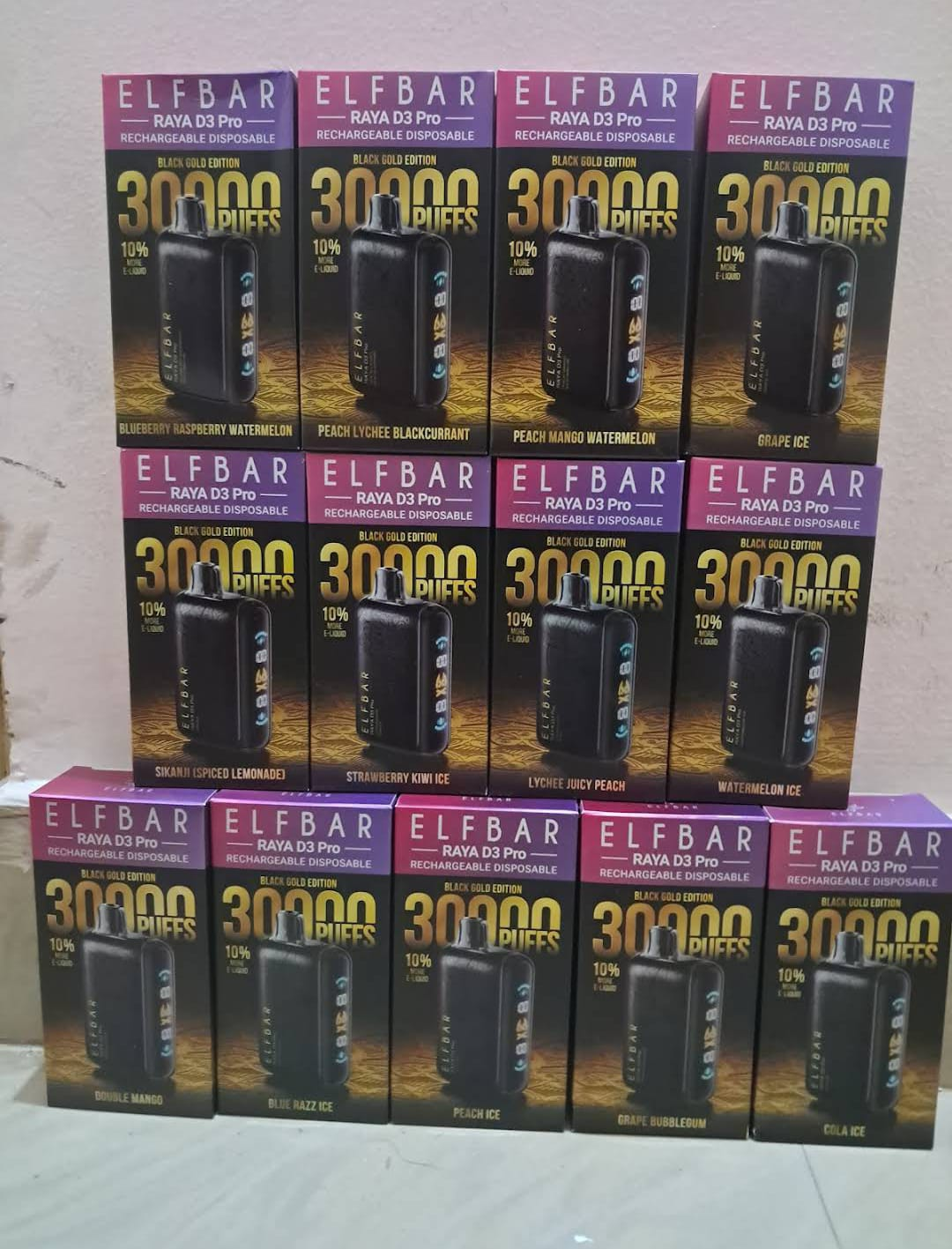 Elf Bar Black Gold Edition Bundle
