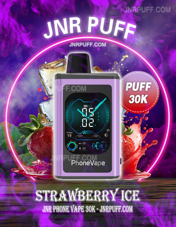 JNR PhoneVape 30K Strawberry Ice