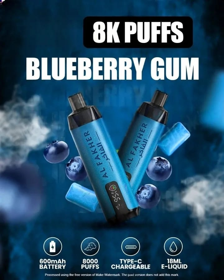 Al Fakher 8K Blueberry Gum