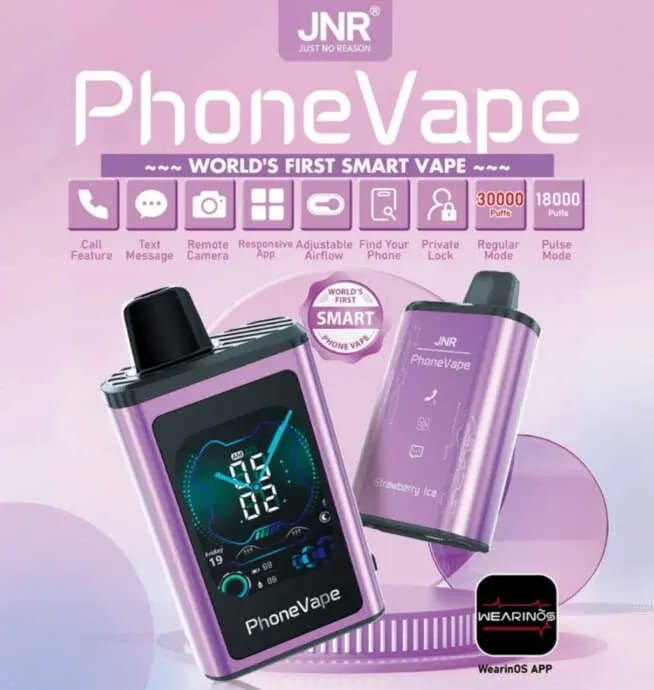 JNR PhoneVape World's First Smart Vape